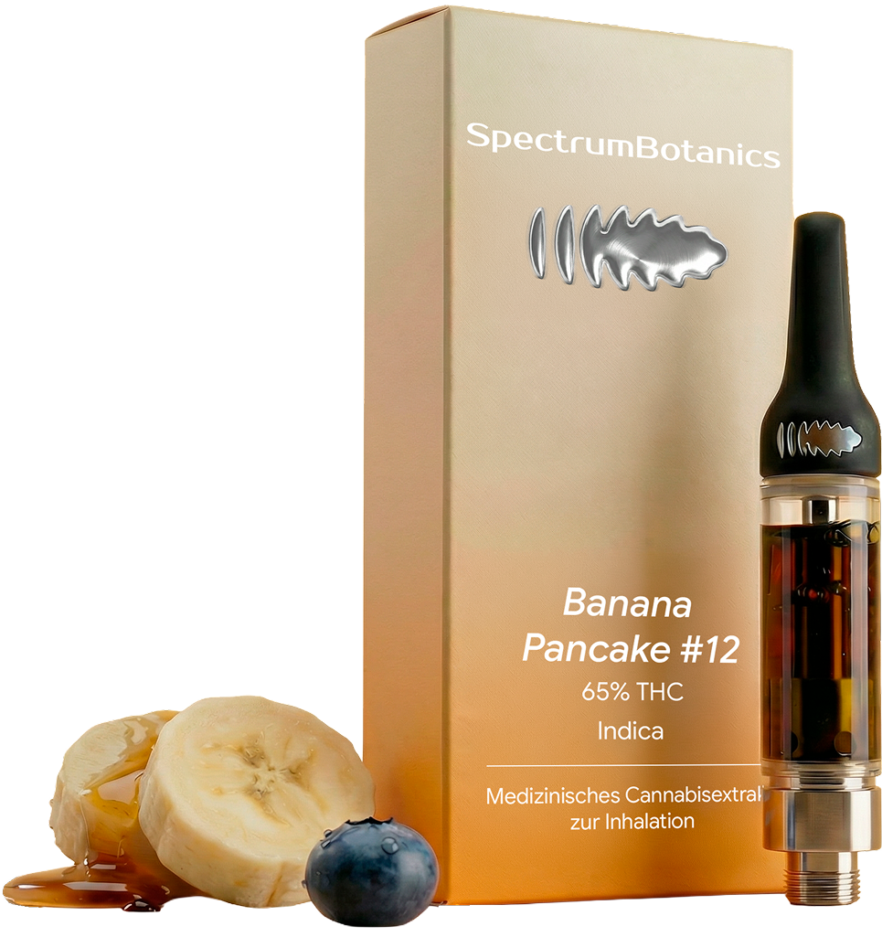 THC Vape - SpectrumBotanics Banana Pancake #12 (Ohne Akkuträger) 0,5mL thc-vape