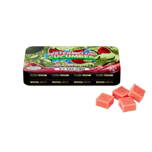 Muha Meds Watermelon Cucumber Gummies | Indica