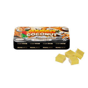 Muha Meds Mango Coconut Gummies | Hybrid